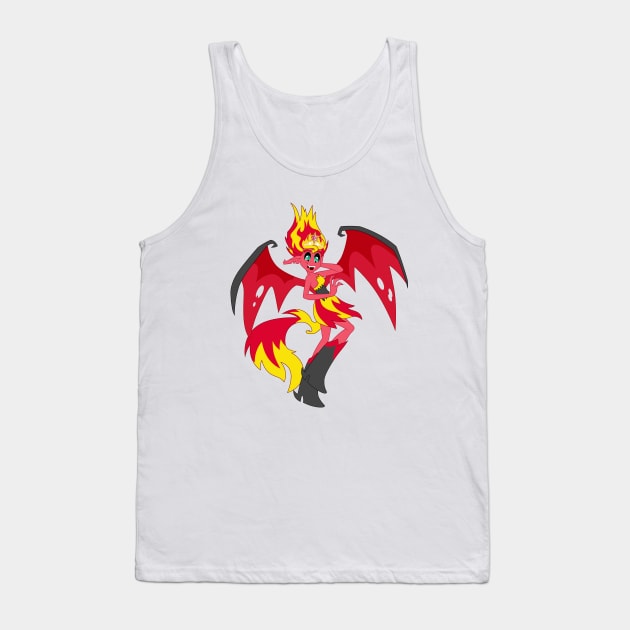 Demon Sunset Shimmer 4 Tank Top by CloudyGlow